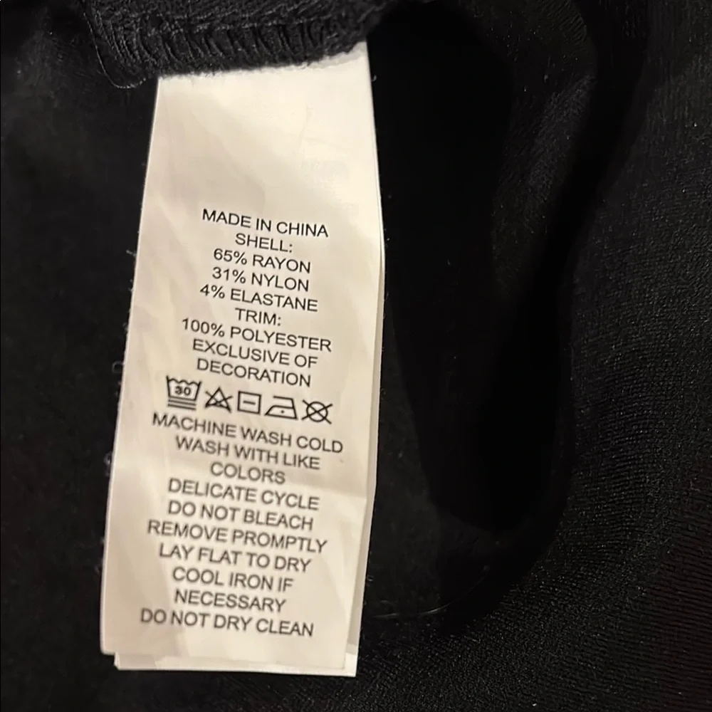 Kate Spade Black Fit and Flare Long Sleeve Dress